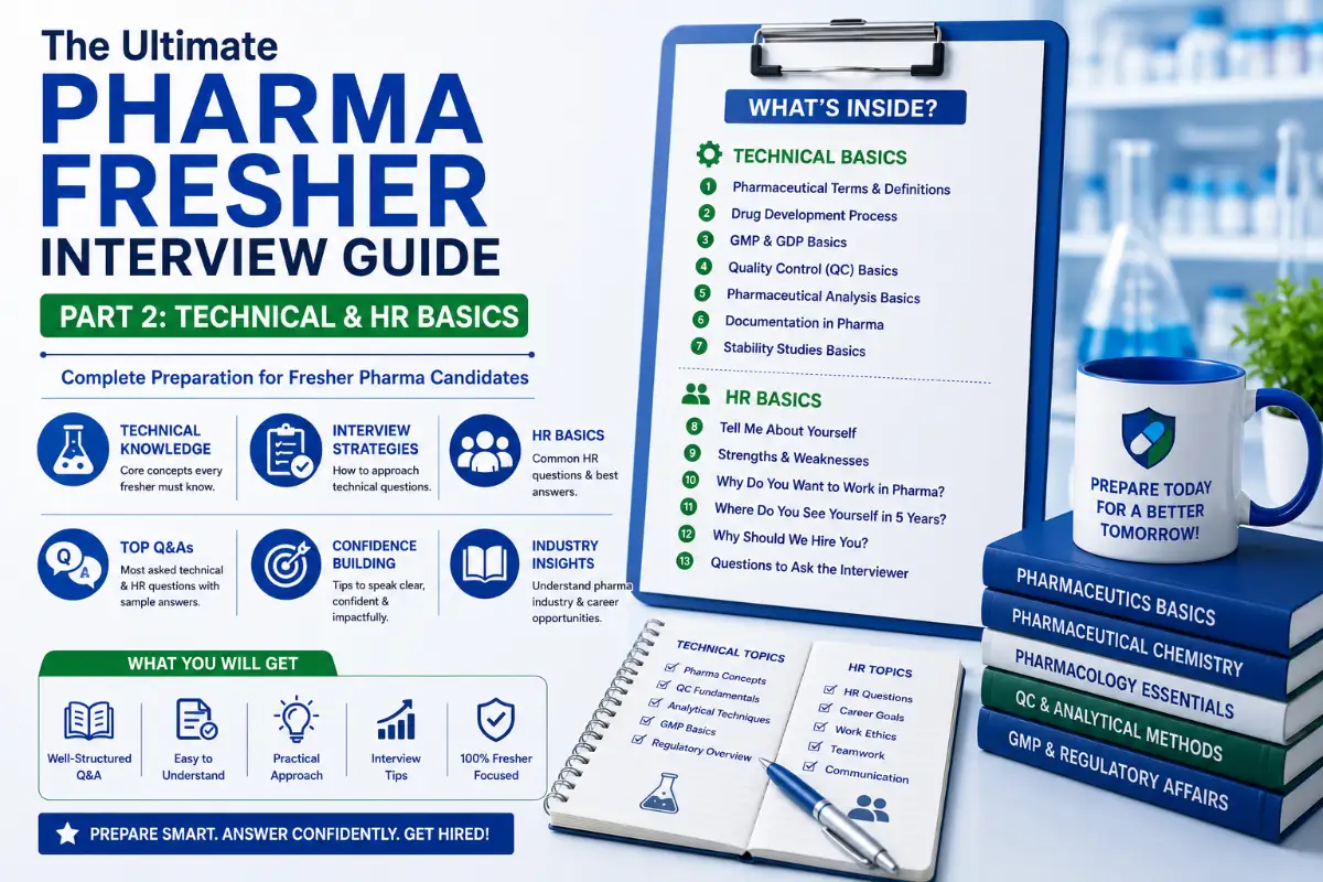 The Ultimate Pharma Fresher Interview Guide – Part 2: Technical & HR Basics